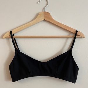 Nu Swim Stas Bikini Top in Black